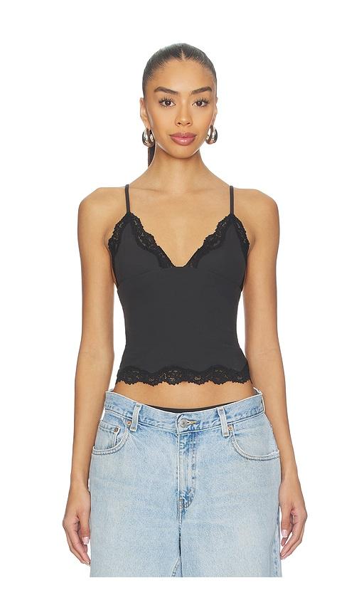 skims fits everybody lace triangle cami in black. - size l (also in m, xl, xxl)