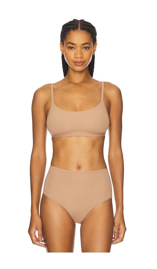 skims fits everybody scoop bralette in beige. - size xxl (also in xs)