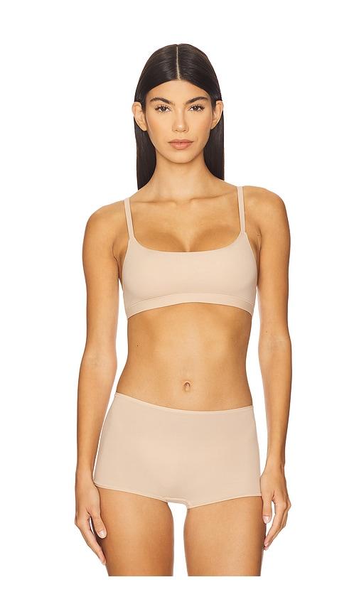 skims fits everybody scoop bralette in tan. - size l (also in xxs, s)