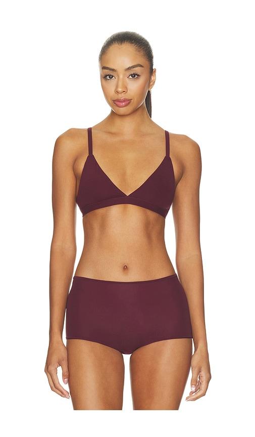 skims fits everybody triangle bralette in purple. - size l (also in m, s, xs)