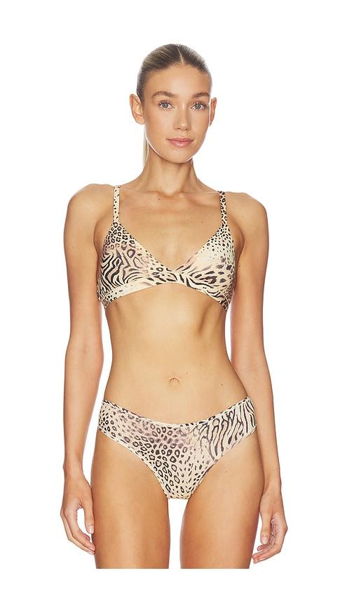 skims fits everybody triangle bralette in tan,brown. - size xs (also in xxl)