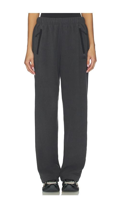 skims fleece lounge straight leg pant in grey. - size l (also in s, xl)