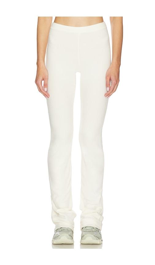 skims lounge fleece pant in cream. - size l (also in s, m, xl)