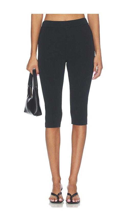 skims refined knit high waist capri in black. - size xs (also in xxs)
