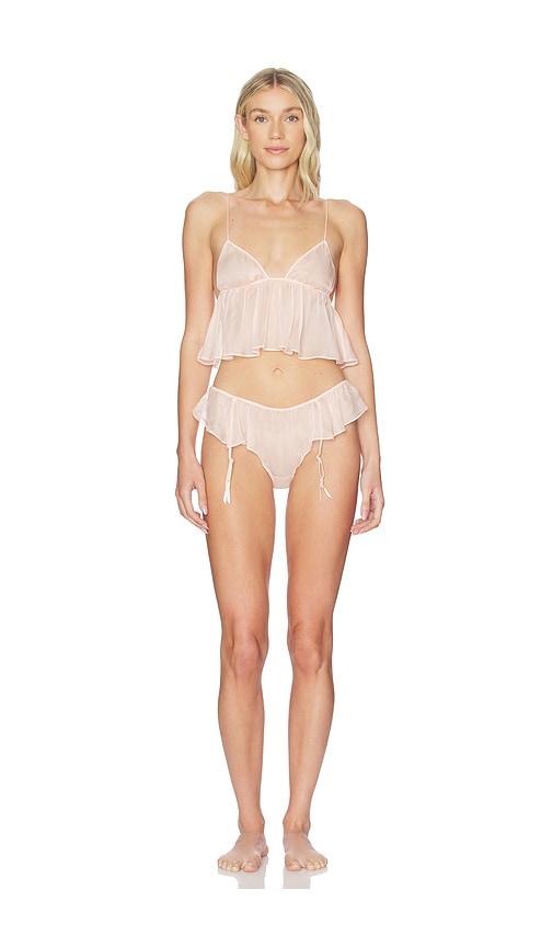 skims romance babydoll and hipster set in pink. - size l (also in xxl)