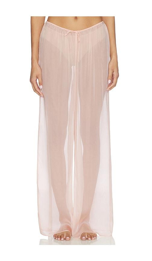 skims romance wide leg pants in pink. - size m (also in s)