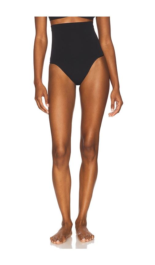 skims seamless sculpt high waist thong in black. - size l (also in xs, s, m)