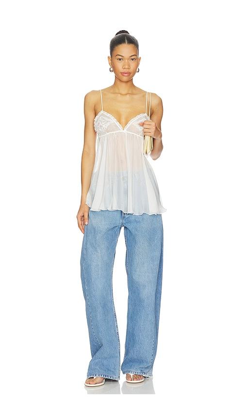 skims skims romance lace babydoll slip dress in white. - size l (also in xxl)