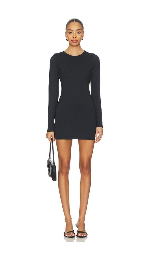skims smooth layers crewneck tunic in black. - size l (also in xl)