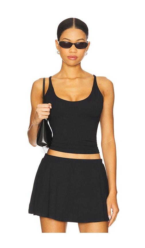 skims smooth lounge skimpy strap cami in black. - size l (also in xxs, xs, s, m, xl, xxl)