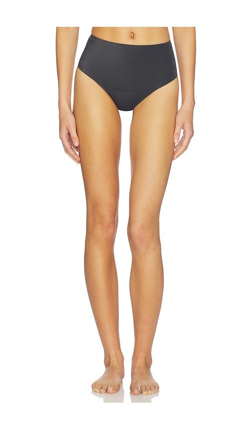 skims smoothing intimates high-waisted thong in black. - size m (also in s, xs, xxl, xxs)
