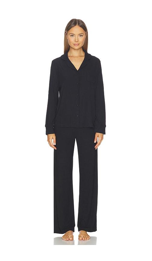 skims soft lounge sleep set in black. - size xs (also in xxs)