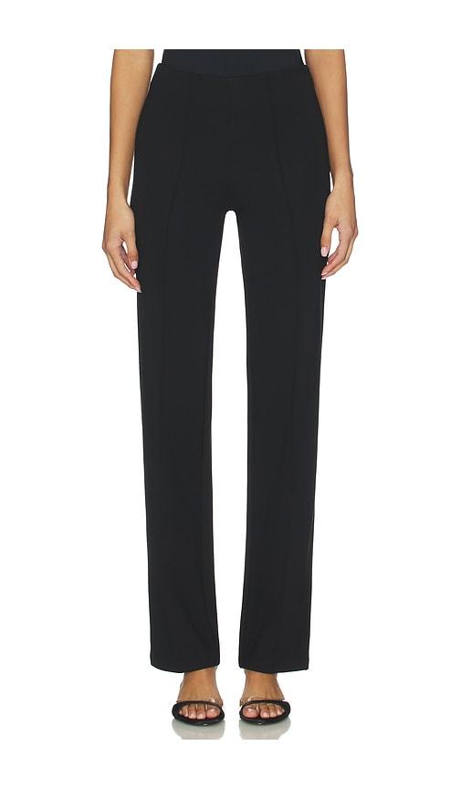 skims the essential pants high waist straight leg pant in black. - size l (also in s, m, xl, xs, xxs, xxl)