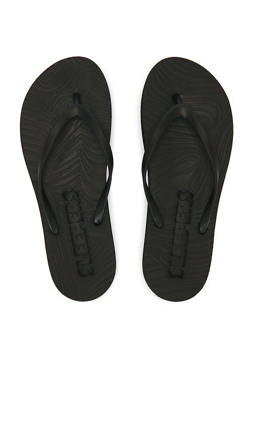 sleepers slim flip flop in black. - size 36 (also in 37, 38, 39, 40, 41)