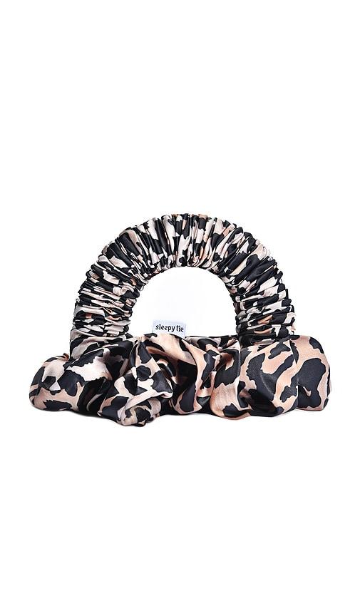 sleepy tie the sleepy tie small in cheetah print.