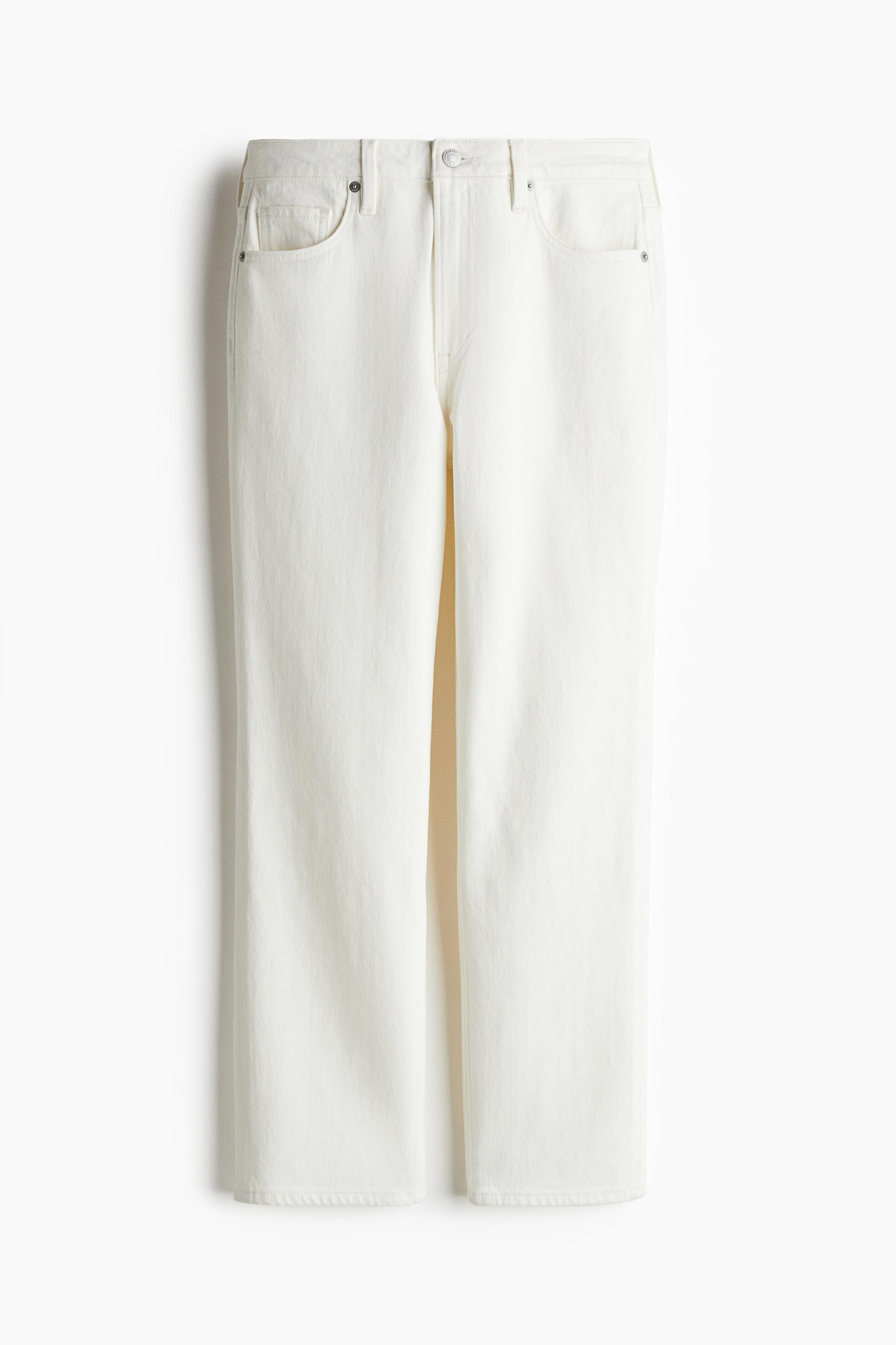 slim straight high ankle jeans