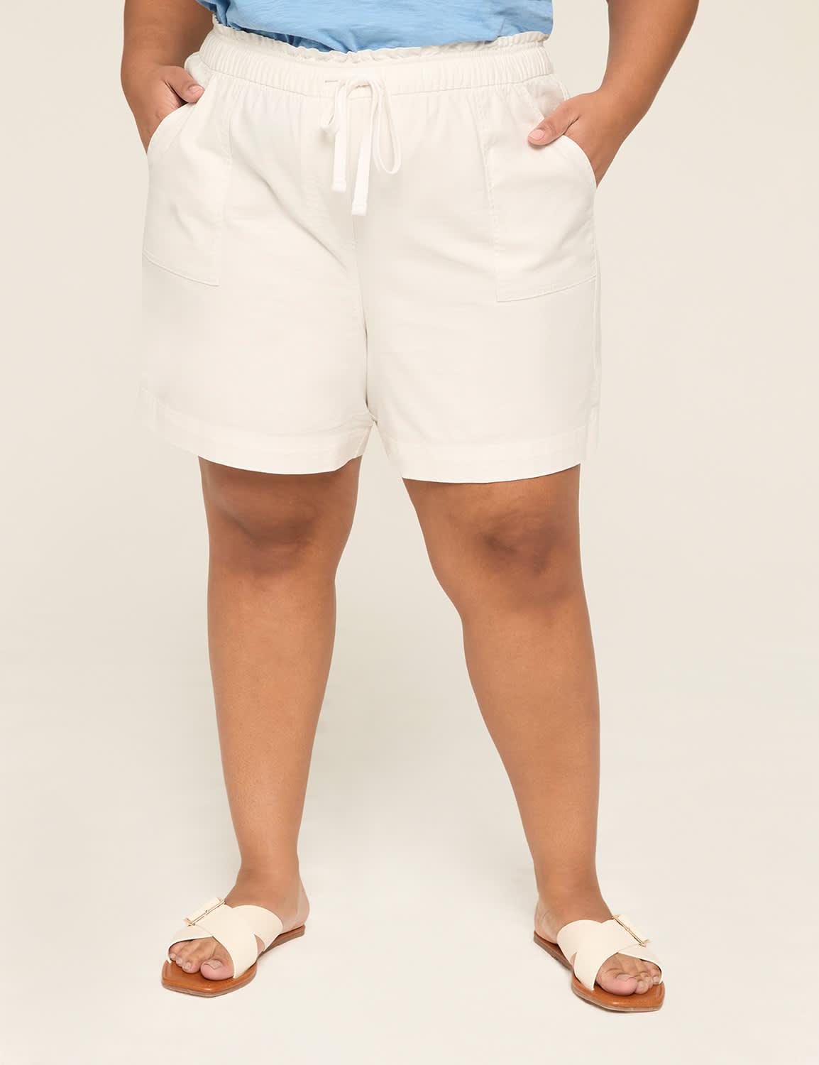 slub pull-on short