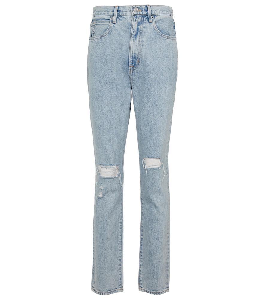 slvrlake beatnik high-rise distressed jeans