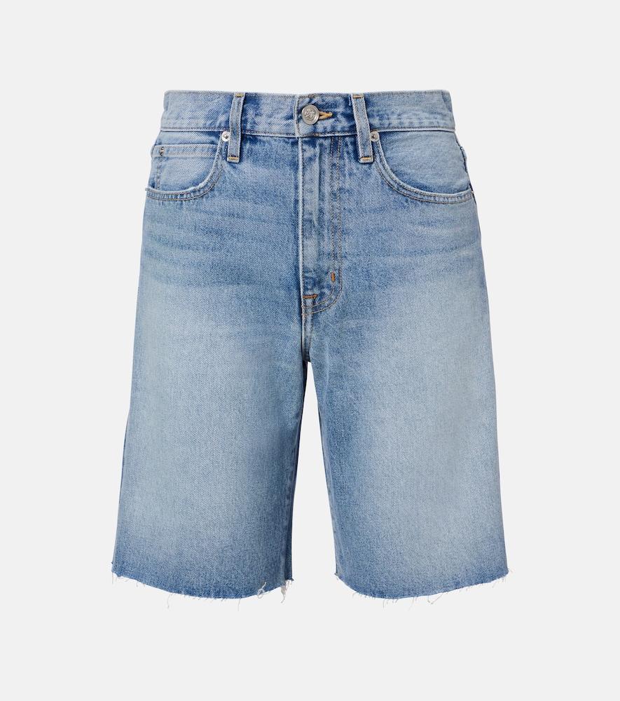 slvrlake bermuda cut off frayed denim shorts
