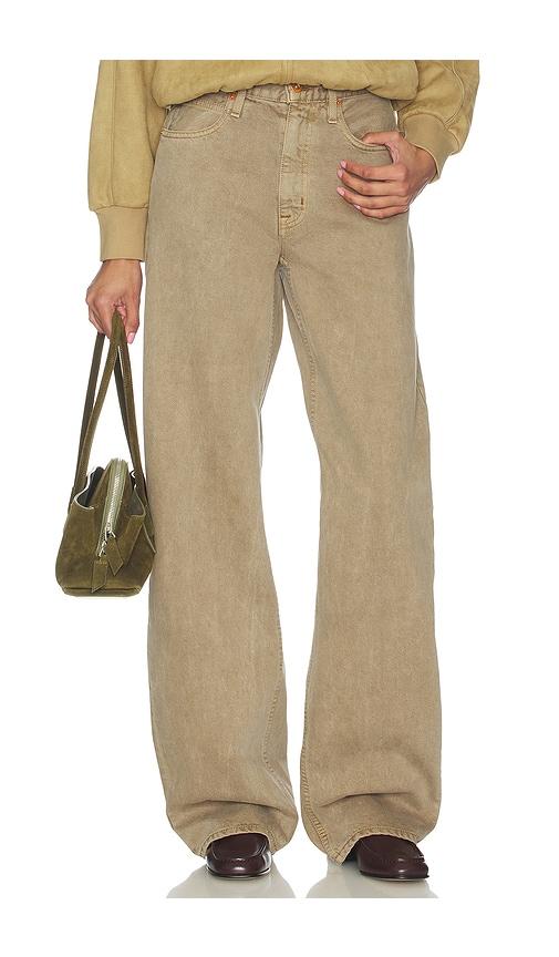 slvrlake cassie high rise relaxed jeans in brown. - size 24 (also in 25, 26, 27, 30)