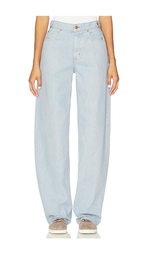 slvrlake cassie wide leg jeans in blue. - size 28 (also in 29, 30, 32)