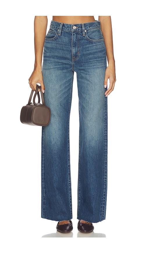 slvrlake grace high rise wide leg jeans in blue. - size 26 (also in 28, 31)