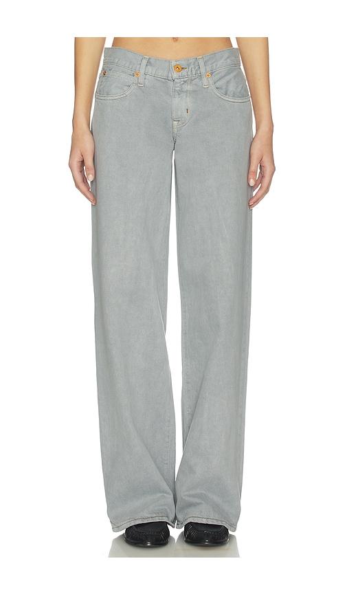 slvrlake lexi low rise relaxed wide leg jeans in grey. - size 31 (also in 32)