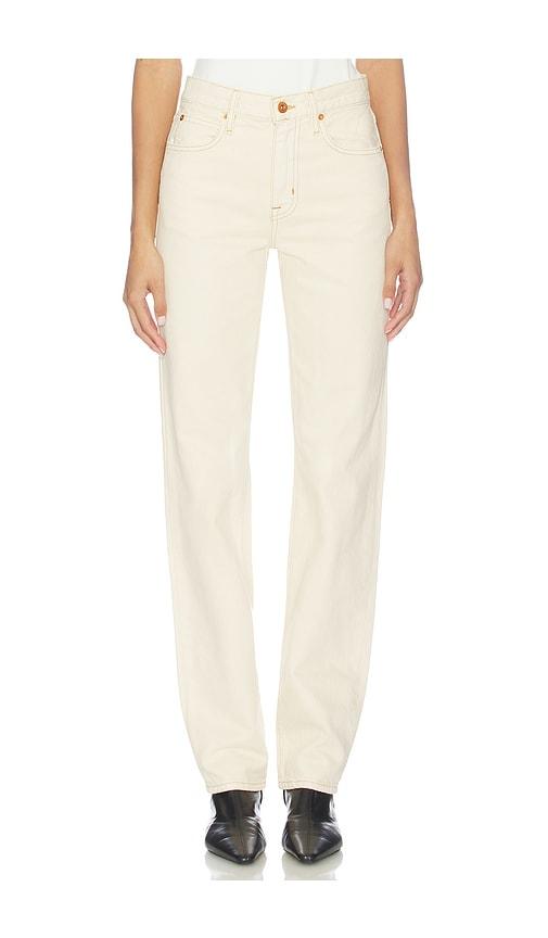 slvrlake phoenix loose straight leg jeans in white. - size 24 (also in 25, 26, 27, 28, 29, 30, 32)