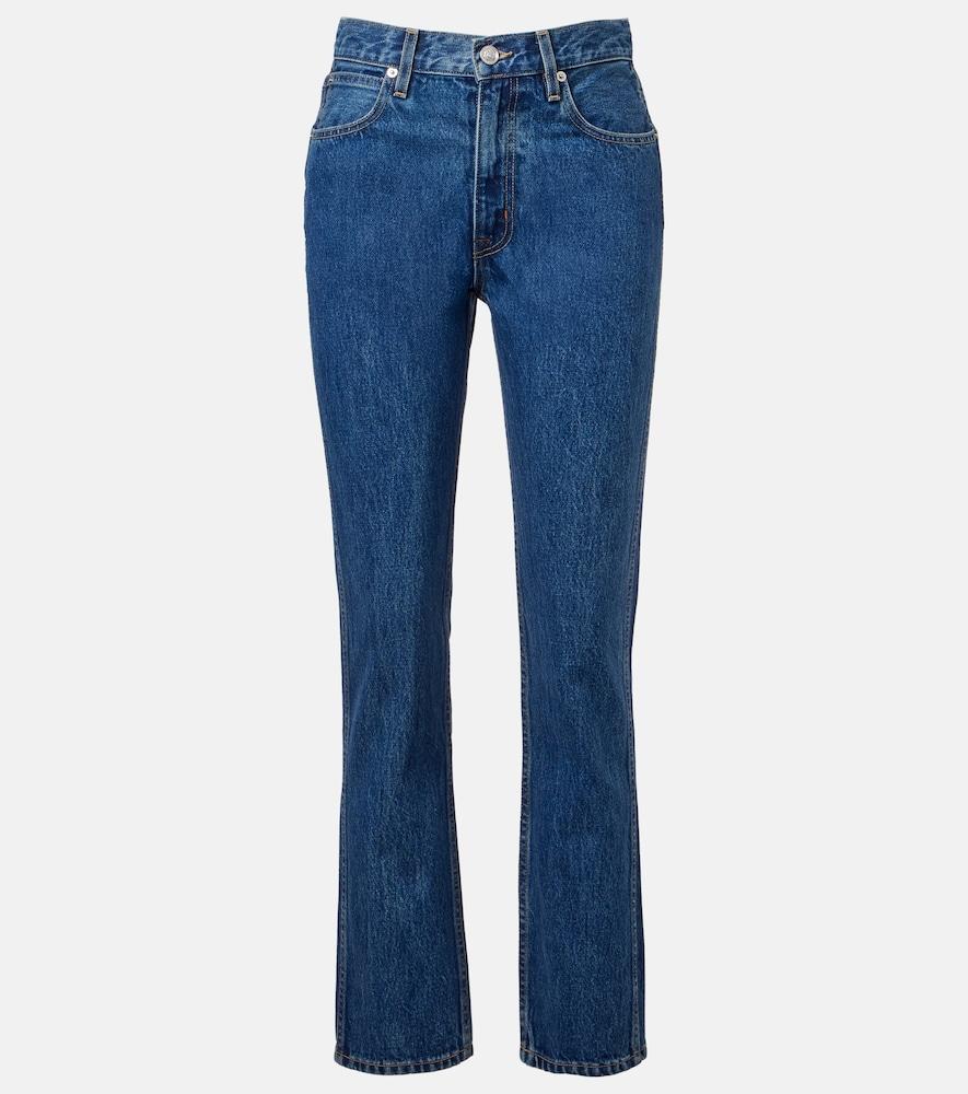 slvrlake virginia slim high-rise straight jeans