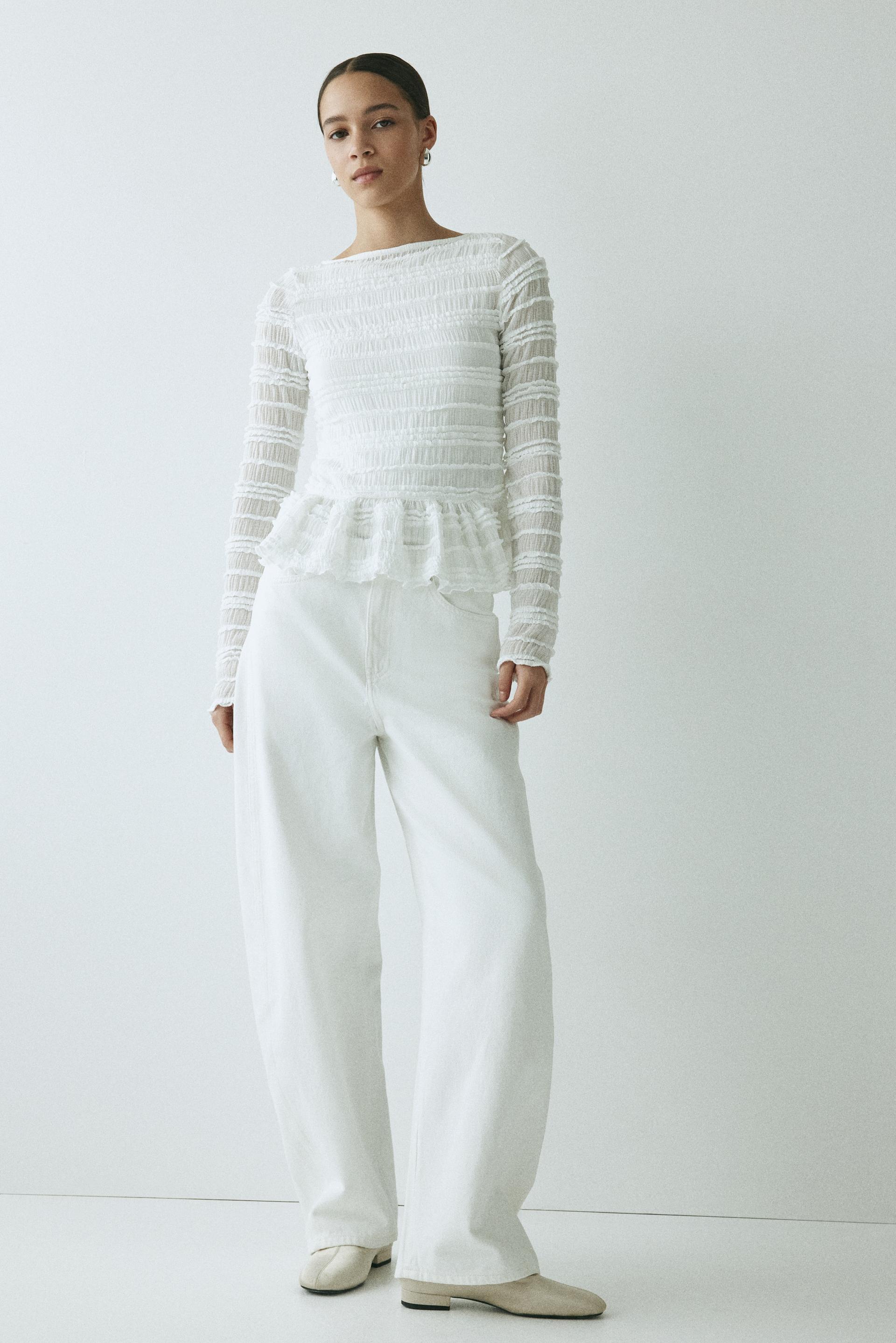 smocked top