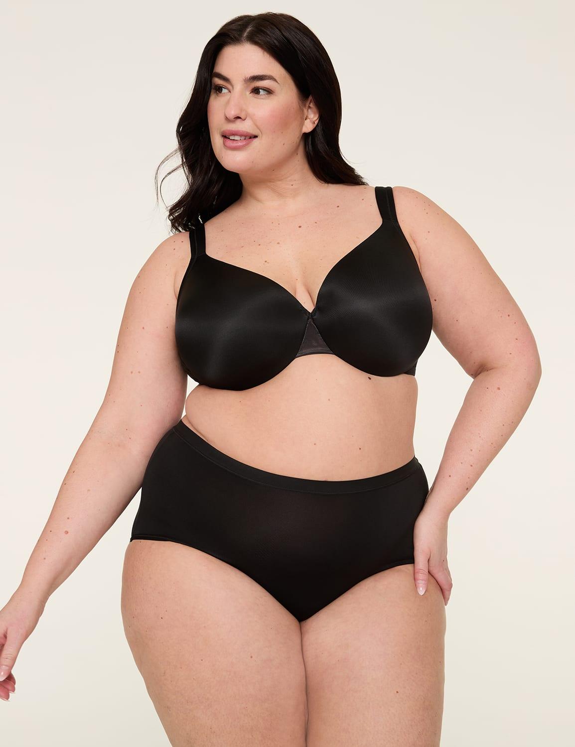 smooth lightly lined full coverage bra