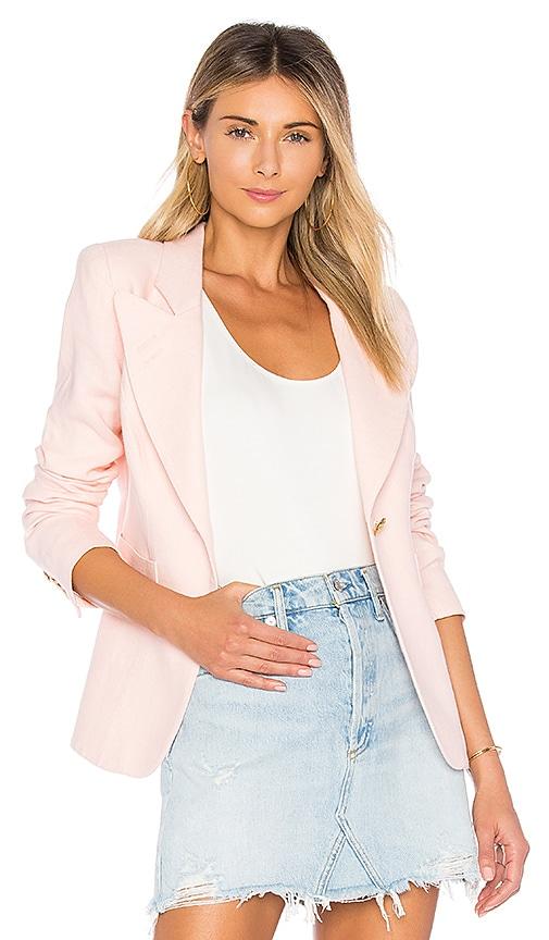 smythe classic duchess blazer in pink. - size 10 (also in 4, 2, 6, 8, 12)