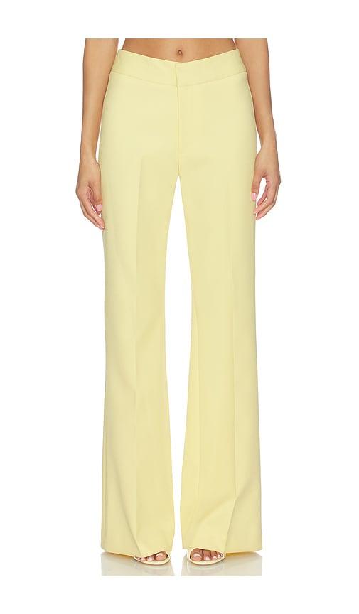 smythe classic pant in lemon. - size 0 (also in 2)