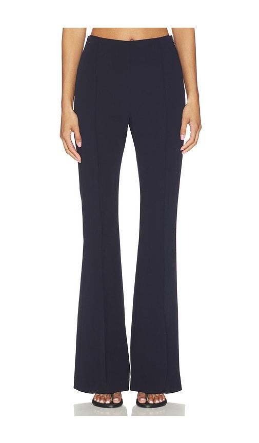 smythe pintuck flare pant in navy. - size 4 (also in 6)