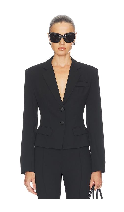 smythe two button tillie blazer in black. - size 4 (also in 8)