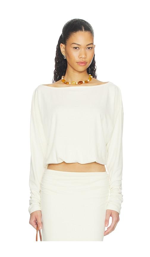 sndys alira top in cream. - size m (also in s)