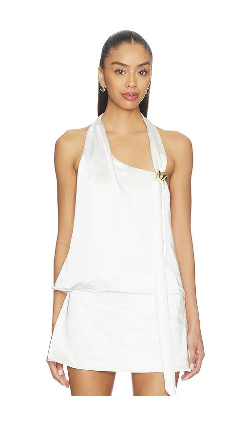 sndys anise halter top in white. - size l (also in xxs, xs, s, m, xl, xxl)