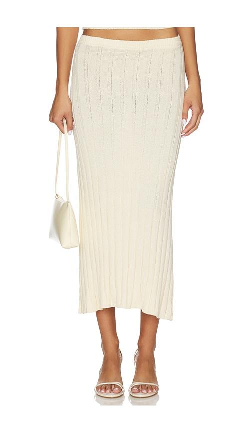 sndys baha midi skirt in cream. - size l (also in s, m, xl, xxl)