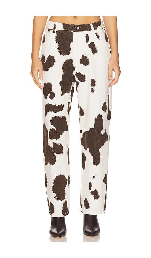 sndys becks cowhide jean in white. - size s (also in xxs)