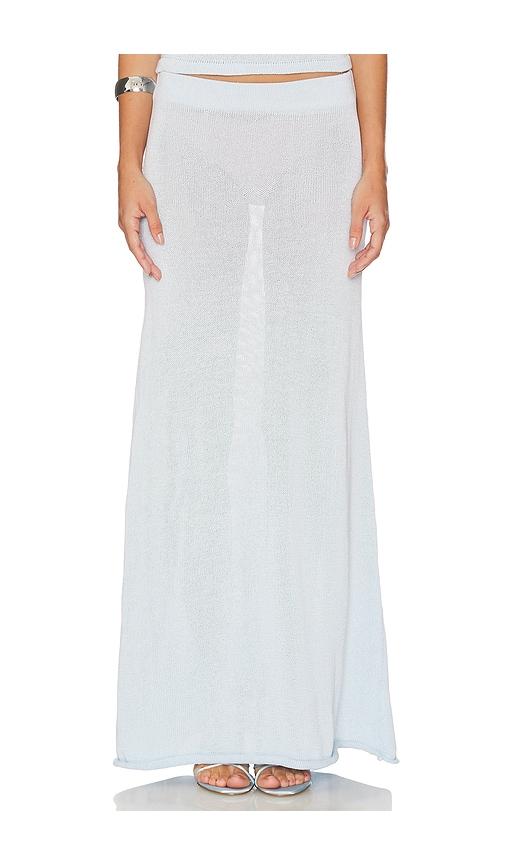 sndys cali maxi skirt in baby blue. - size xl (also in xxl)