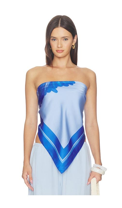 sndys cattleya wrap in blue.