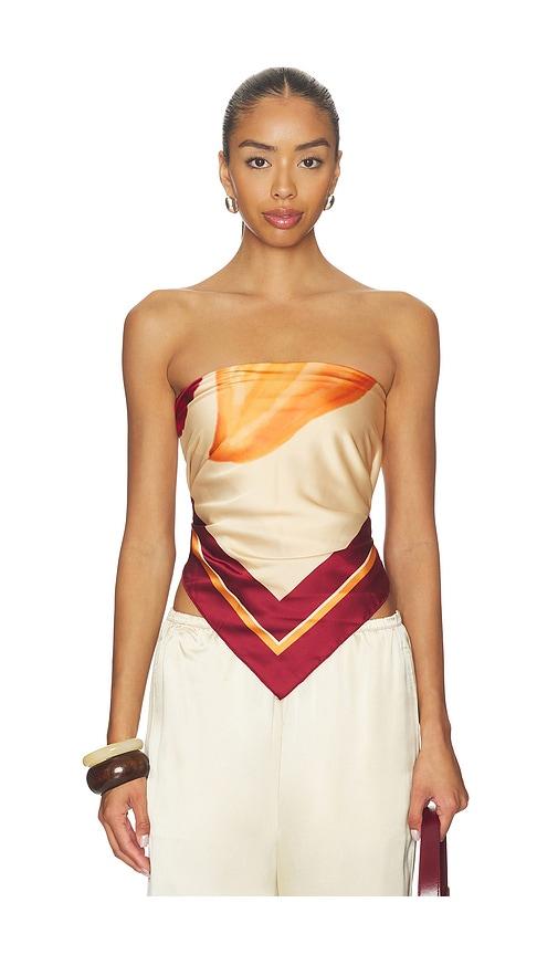 sndys cattleya wrap in red.
