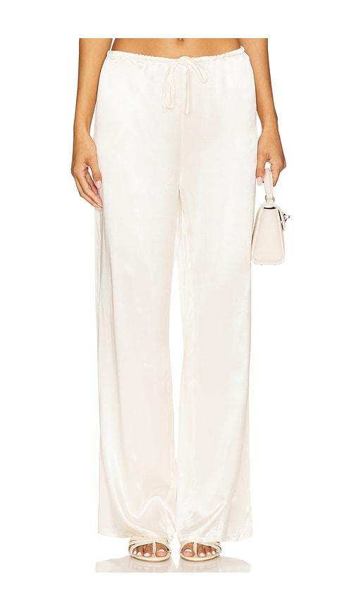 sndys dove pant in cream. - size l (also in xs, s)