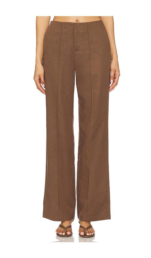 sndys emilie pants in brown. - size s (also in xs, xxs)