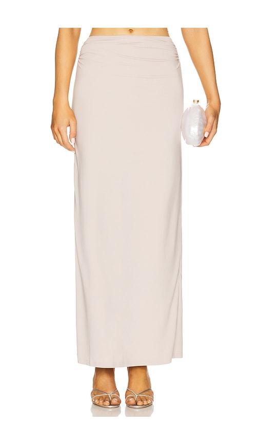 sndys gabby maxi skirt in neutral. - size s (also in xs)