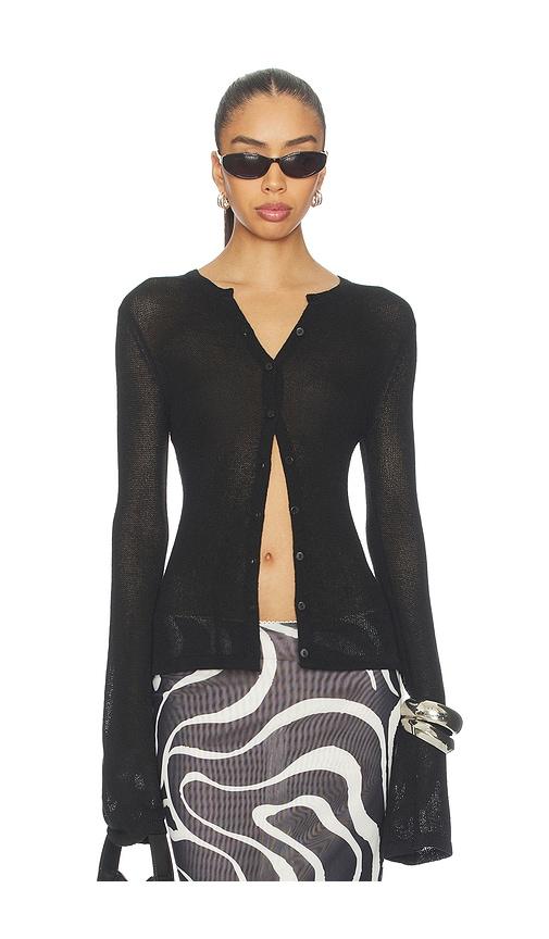 sndys hadley cardigan in black. - size l (also in xl, xxl)