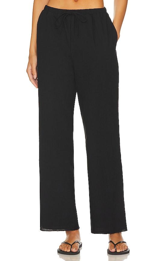 sndys linen pants in black. - size m (also in xs)