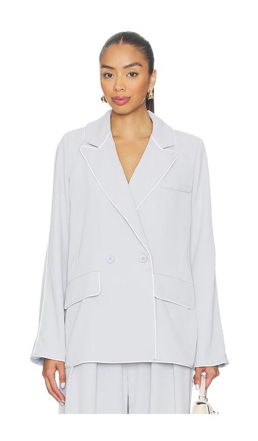 sndys lyns blazer in baby blue. - size l (also in xxs, xs, s, m, xl)