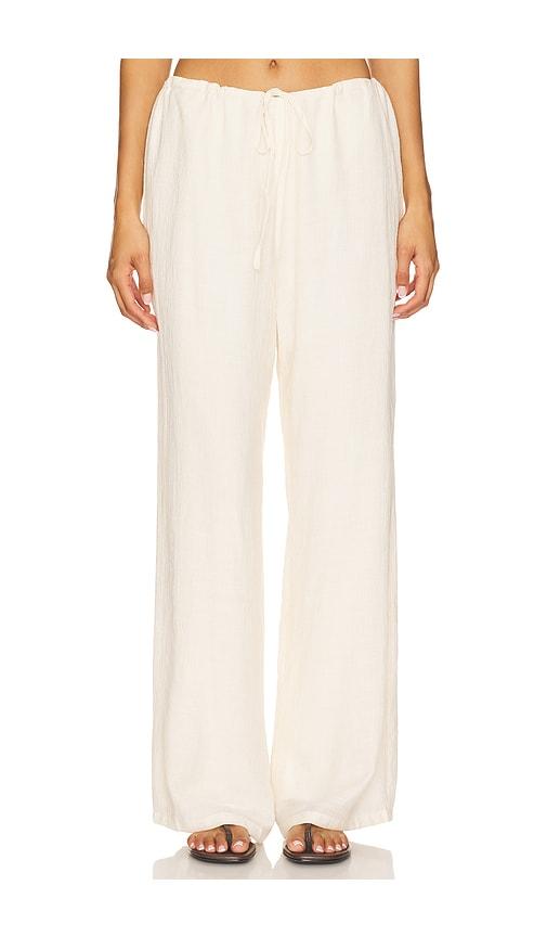 sndys lyra pant in cream. - size m (also in xs, s, xl)