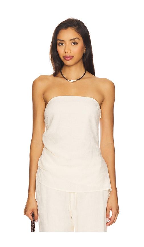 sndys lyra top in cream. - size l (also in xl)